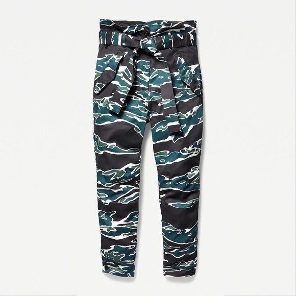 NEW G-Star RAW High Waist Paperbag Twill Military Pants Trousers, W26 L32 - Picture 3 of 16